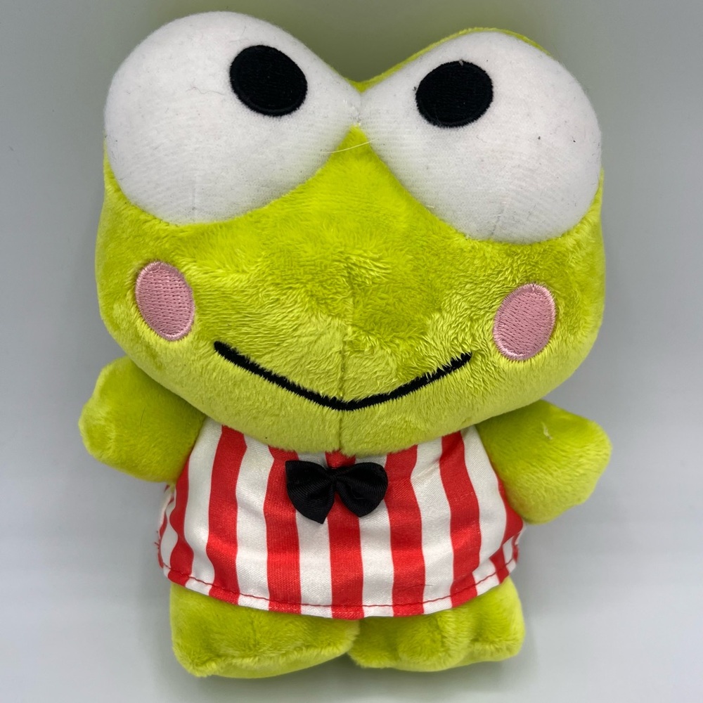Sanrio Hello Kitty Keroppi Frog Green Plush 6” 1988
